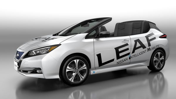 Элекромобиль Nissan Leaf перетворили в родстер. Цікавий концепт реалізували в єдиному екземплярі.