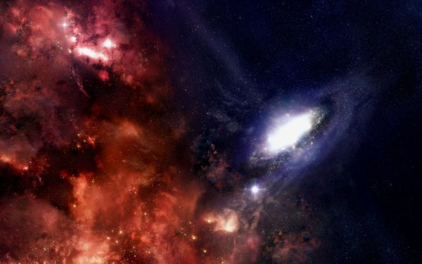 У галактиці ховається надмасивна чорна діра. Галактика розташована на відстані 55 мільйонів світлових років від Землі.