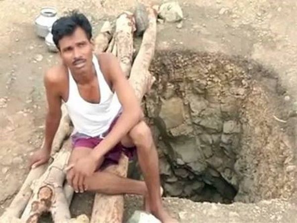 Індієць 40 днів рив яму щоб врятувати село. В Індії цілі касти десятиліттями живуть за порогом бідності.