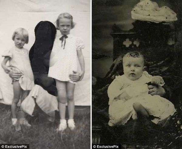 Це виглядає досить страшно, але цьому є пояснення: розкрита таємниця старовинних зловісних фото. Безлікі образи на фото з дітьми лякають.