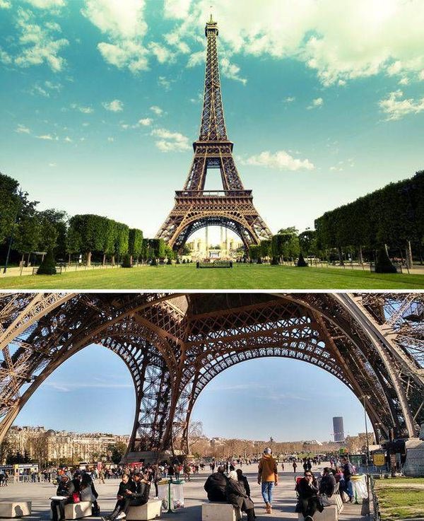 Популярні туристичні місця на знімках і в реальності (Фото). Не завжди фото відображає реальну дійсність.