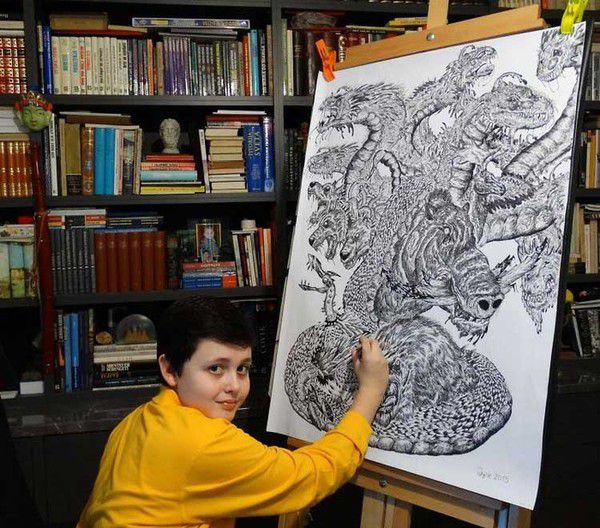 15-річний хлопчик з пам'яті створює малюнки тварин, при цьому найбільше в них вражає їх деталізованість. Хлопець не пам'ятає, яку істоту він намалював першою, але його батьки кажуть, що це був кіт.