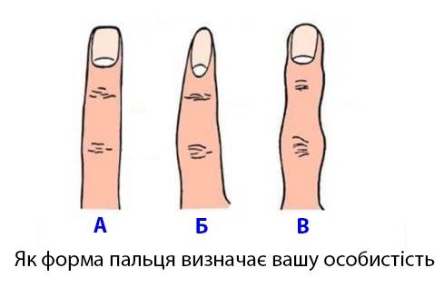 Як форма пальця визначає вашу особистість. І ваші схильності до хвороб.