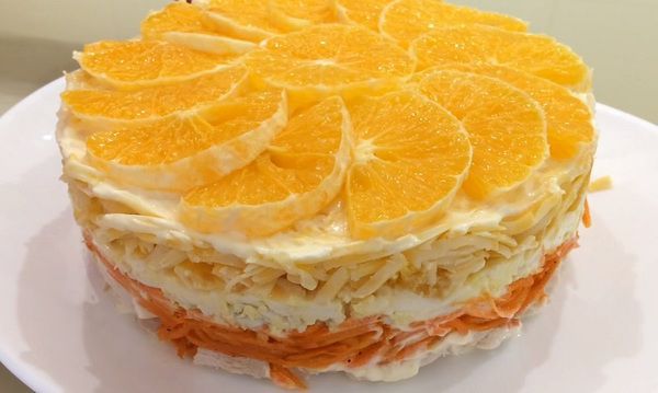 побалуй улюблених смакотою: салат «француженка» з апельсином