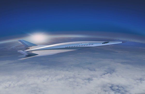 Boeing показав проект гіперзвукового пасажирського літака. Літак зможе долетіти з Токіо до Нью-Йорка за дві години.