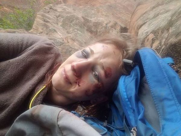Дівчина залізла на 250-метрову скелю. Те, що чекало її на вершині, просто жахливо. Неймовірно!