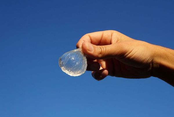 Технологічна революція або просто наукові чари? Їстівні водяні кульки замінять пластикову тару. Щось під назвою "Ooho!" є капсулою з гнучким корпусом з тонкої мембрани на основі екстракту водоростей.