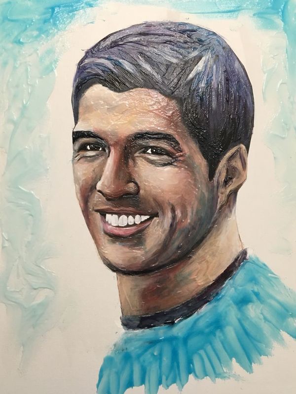 Дивовижні портрети гравців Чемпіонату Світу, котрі намальовані зубною пастою. Крістіан Рамос вирішив використати зубну пасту, щоб увіковічити знаменитих гравців.