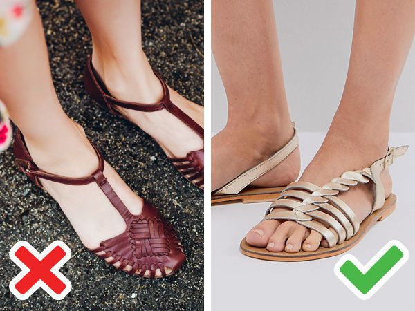 7 ознак: як відрізнити модні сандалі від бабусиних шльопанців. Сандалі — підступне взуття.