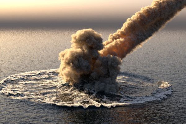 НАСА можливо знайшли метеорит на дні океану. У березні метеорит упав у океан, тому НАСА намагається знайти його залишки.