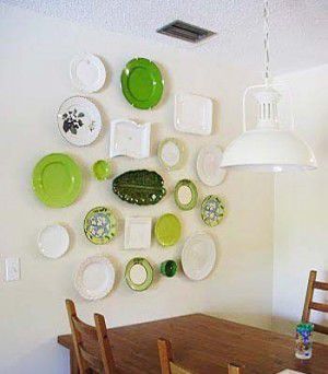 Креативне декорування стін тарілками: ідеї для ремонту (Фото). Креативне перетворення стін декоративними тарілками.