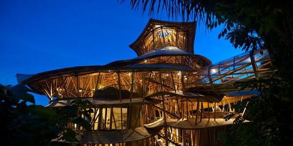 Дівчина кинула роботу, виїхала на Балі і побудувала там обладнаний будинок з бамбука. Ви тільки подивіться на цей екологічний шедевр.