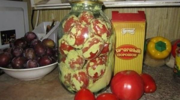 Рецепт помідорів з сухою гірчицею на зиму: поради та секрети