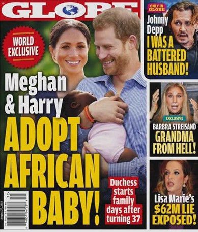 Принц Гаррі і Меган Маркл удочерять африканську дівчинку. Західні видання повідомили, що принц Гаррі і Меган Маркл мають намір усиновити дитину з Африки.