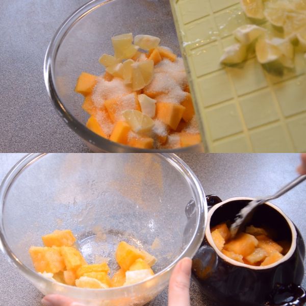 Неймовірний гарбуз, запечений в духовці, з лимонною карамеллю. Тепер кожен день всією сім'єю з'їдаємо по кілограму гарбуза.
