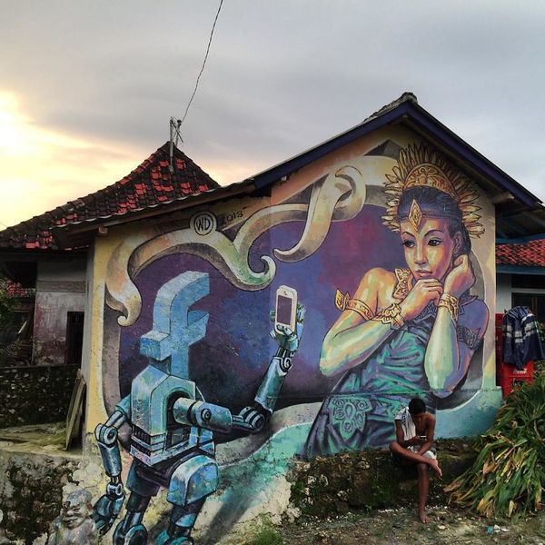 Художник створює масштабні вуличні твори по всій Європі. Дуже красиво!