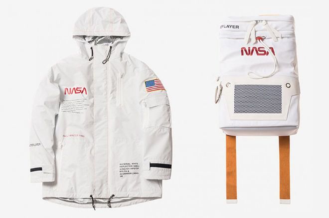 NASA створило колекцію одягу. Колекція включає куртки, рукавички, футболки, ремені та кепки.