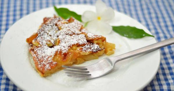 Рецепт німецького яблучного пирога на сковороді. Обов'язково збережи цей рецепт!