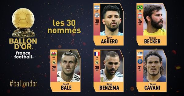 "Золотий м'яч" 2018: оголошено 3 п'ятірки претендентів. Про це повідомляє французьке видання France Football .