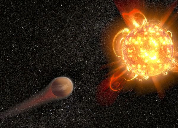 Астрономи виявили спалахи у молодих червоних карликів. Вони можуть зашкодити атмосфері потенційно жилих планет, які формуються навколо них.