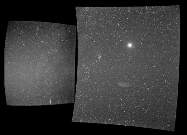 Сонячний зонд «Паркер» зробив знімок Землі. Крім Землі і Місяця на зображеннях можна знайти розсіяне зоряне скупчення Плеяди і дві яскраві зірки Бетельгейзе і Беллатрікс.