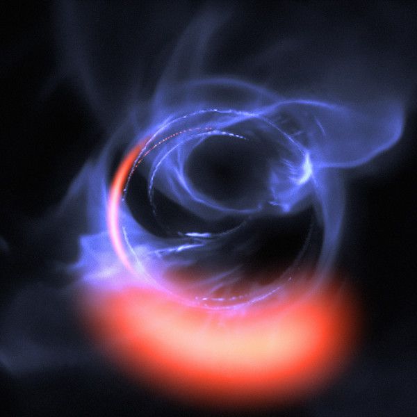 Астрономи зафіксували три яскраві спалахи поблизу чорної діри. Неймовірно, коли бачиш в реальності, як речовина обертається навколо надмасивної чорної діри.
