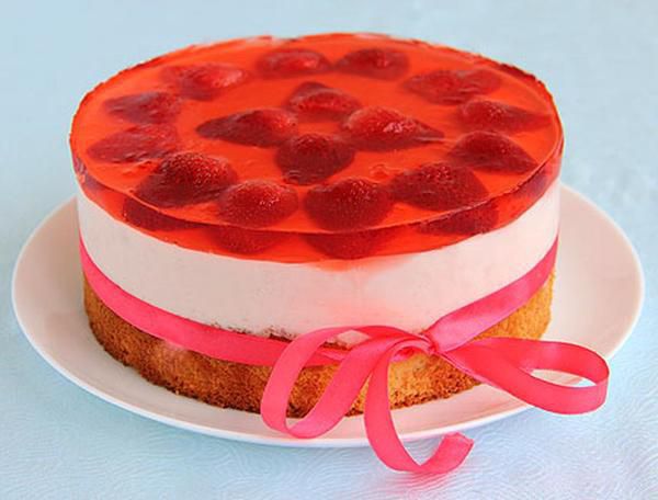 повітряний сирно-желейний торт: рецепт смачного десерту без випікання