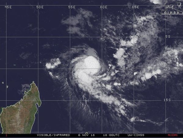 В Індійському океані сформувався новий тропічний циклон «Альсид». Можливі підтоплення прибережних районів.