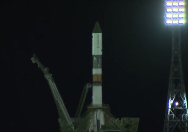 ﻿"Роскосмос" запустив із Байконура ракету-носій "Союз-ФГ". Це перший пуск ракети цього типу з моменту аварії корабля «Союз МС-10».