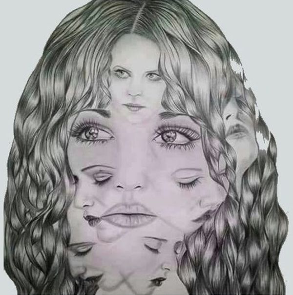 Дивна оптична ілюзія: Скільки облич у цієї жінки?. Оптичні ілюзії - це завжди цікаво.