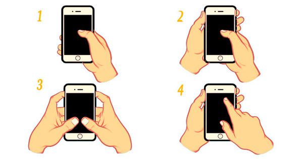 Ось цікавий тест, який покаже вашу справжню особистість на основі того, як ви тримаєте свій телефон. Як ви тримаєте свій смартфон?