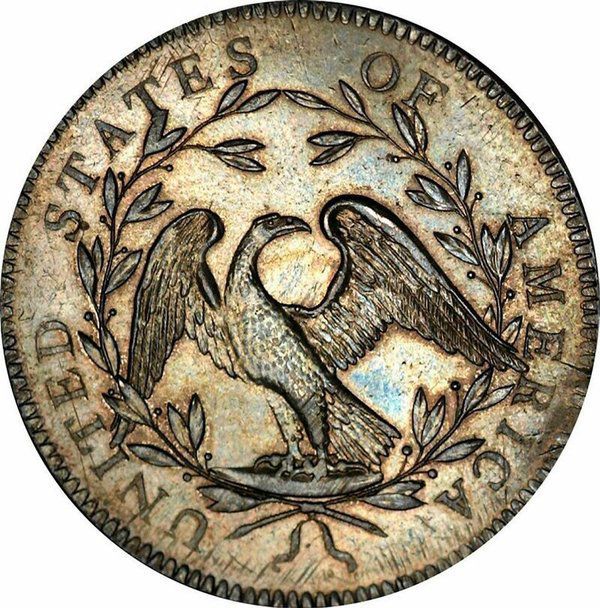 Срібний долар 1794 випуску - найдорожча монета в світі. Даний екземпляр є однією з перших монет, які випустив Монетний двір США.