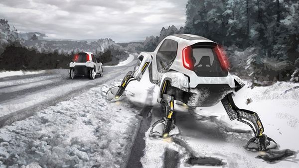 Hyundai презентувала авто з роботизованими ногами. Автомобіль можна буде використовувати у рятувальних операціях у зонах стихійних лих.