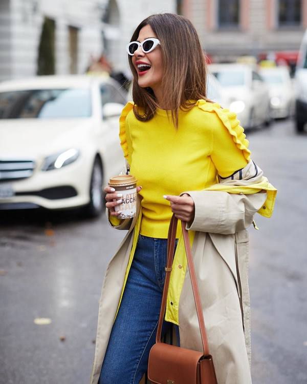 Жовтий джемпер 2019: з чим носити і який відтінок обрати. 11 стильних образів для сміливих жінок.