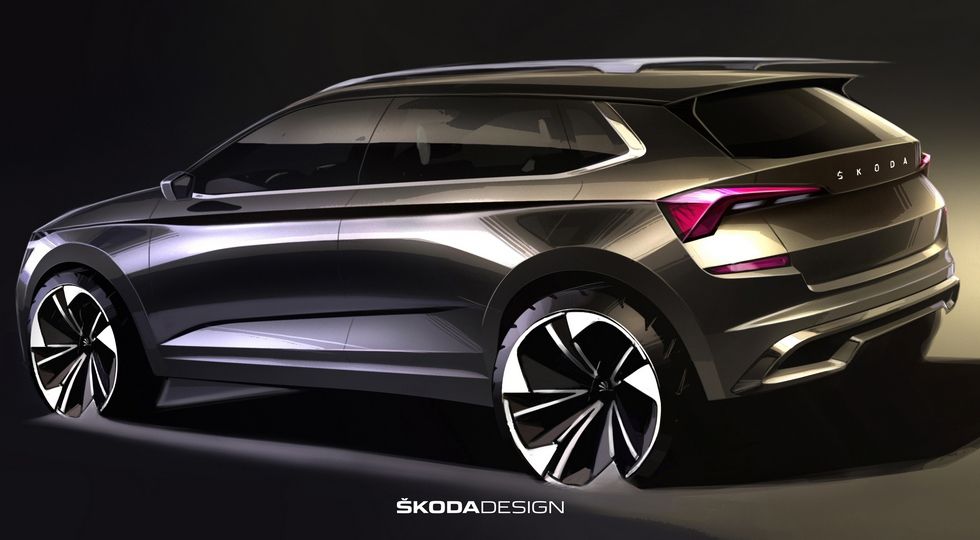 Skoda розкрила дизайн екстер'єру нового серійного бюджетного паркетника Kamiq. Повноцінна прем'єра моделі відбудеться в березні на Женевському автосалоні.