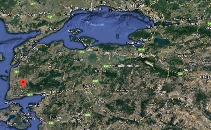 На заході Туреччини стався потужний землетрус. На західному узбережжі Туреччини в районі міста Чанаккале стався землетрус магнітудою 5,1.