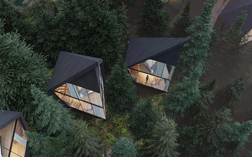 Архітектор встановлює екологічно чисті будинки майбутнього в серці італійського лісу. Тепер можна увійти в симбіоз з природою.
