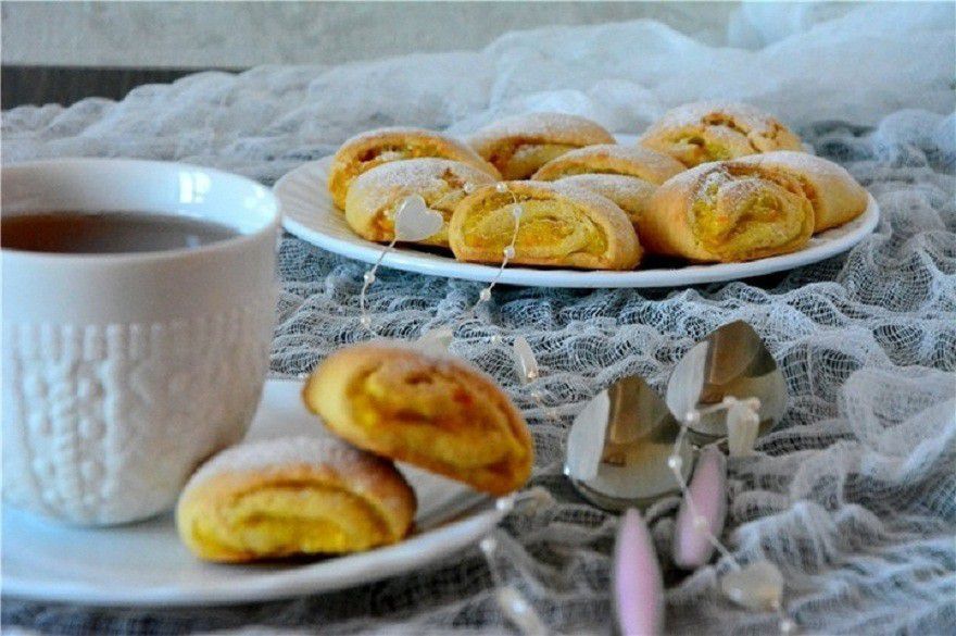 апельсинове печиво: крихке пісочне тісто і соковита апельсинова начинка