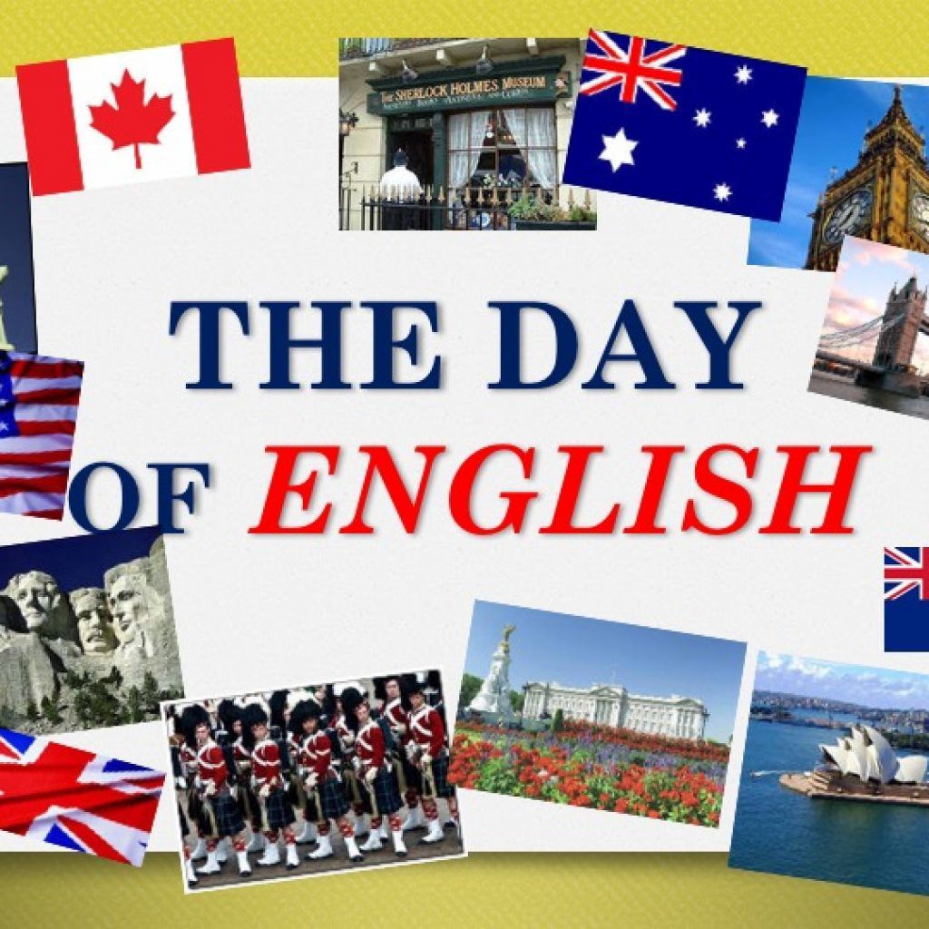 День англійської мови — відзначають 23 квітня. Метою свята є зміцнення традиції багатомовності в усьому світі.