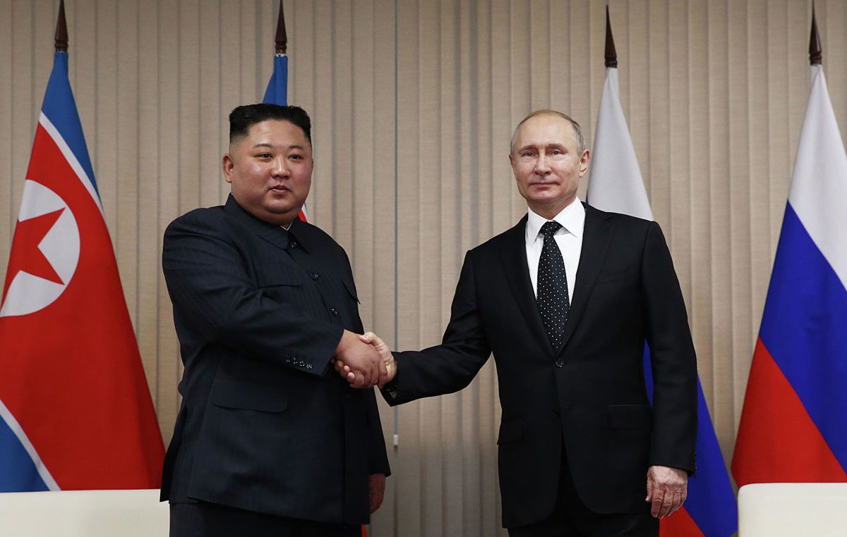 Путін розповів про зміст розмови з Кім Чен Ином. Зустріч Путіна і Кім Чен Ина у Владивостоці.