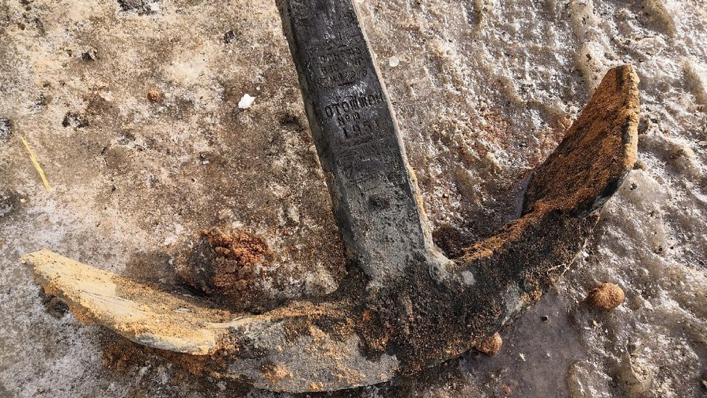 «Якір Кортеса» знайшли на дні Мексиканської затоки. Точно датувати знахідку допомогла дерев'яна хрестовина.