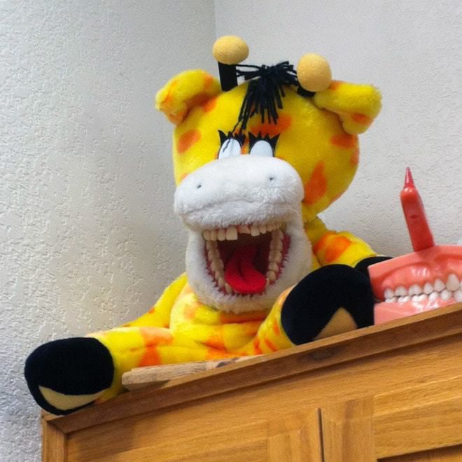 М'які іграшки з кабінетів дитячих стоматологів, від вигляду яких тягне перехреститися. Ви тільки погляньте на цих чудовиськ.