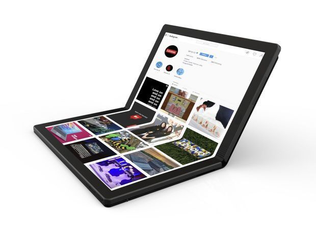 Lenovo показала перший у світі ноутбук з гнучким екраном. Серійний пристрій на його основі вийде у 2020 році.
