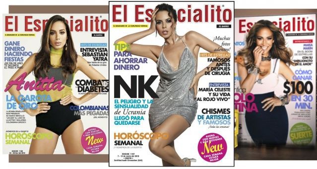 Настя Каменських прикрасила обкладинку іспаномовного журналу El Espacialito. Сьогодні прихильники вітають артистку з її новим досягненням.