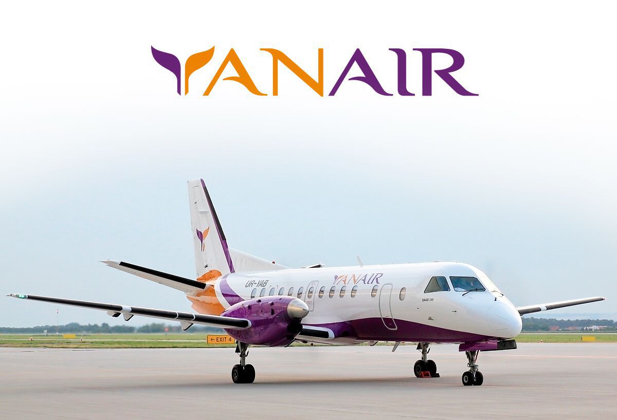 Авіакомпанії YanAir заборонили виконувати польоти. Yanair тимчасово позбавили права на перельоти через неналежний рівень безпеки.