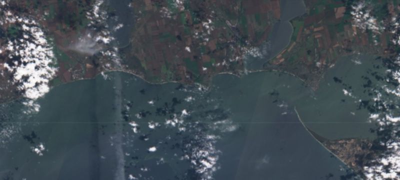 Одеські узбережжя практично очистилися від морських водоростей. Все це було зафіксовано супутником.