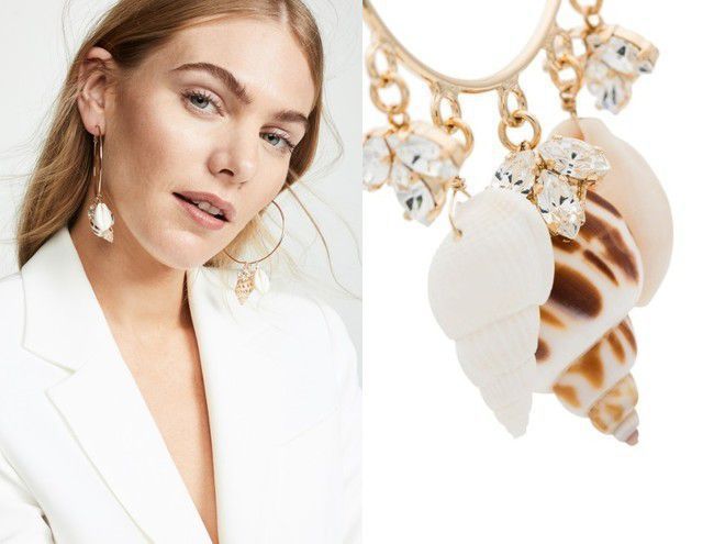 Головний jewelry-тренд 2019 року: підвіски, браслети, сережки та інші прикраси з мушлями. Прикраси, які потрібно носити вже цього літа.