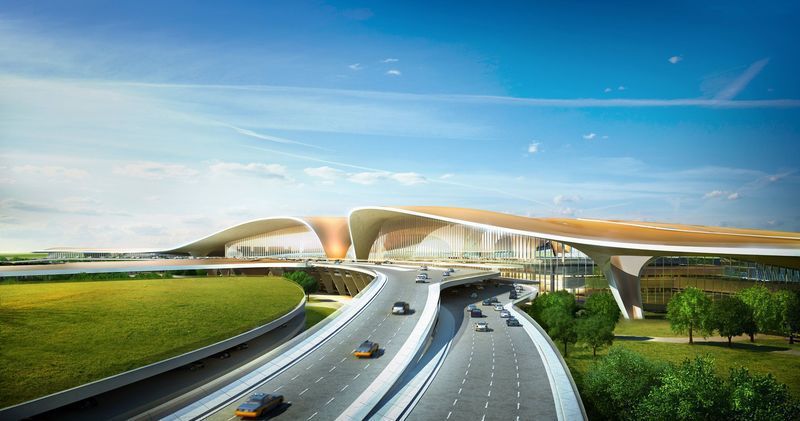 У Китаї завершили будівництво найбільшого у світі аеропорту. На його створення витратили близько 60 мільярдів доларів.