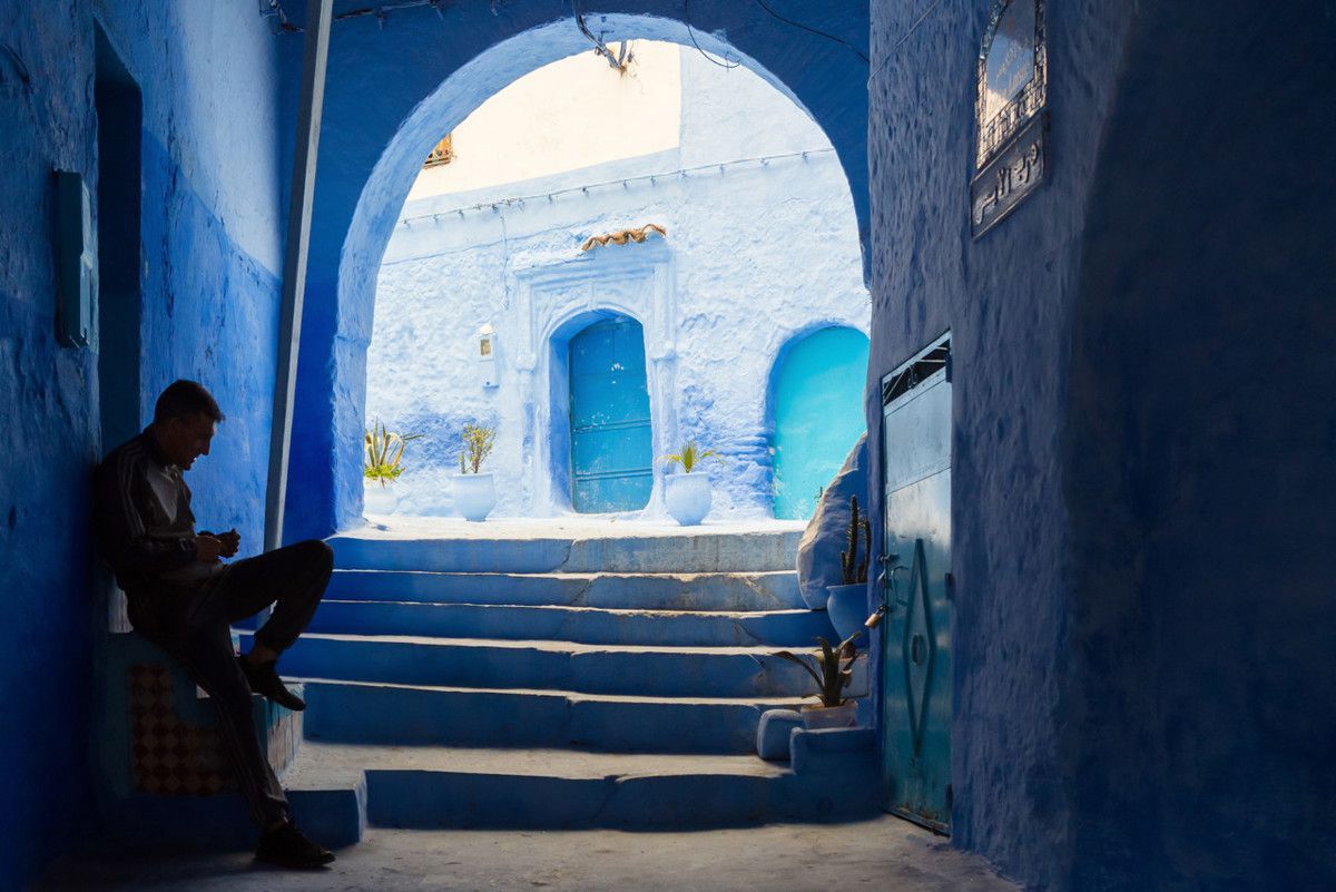 Це місто синього кольору і воно насправді існує!. В горах Марокко є справжнє диво — найсиніше місто в світі.