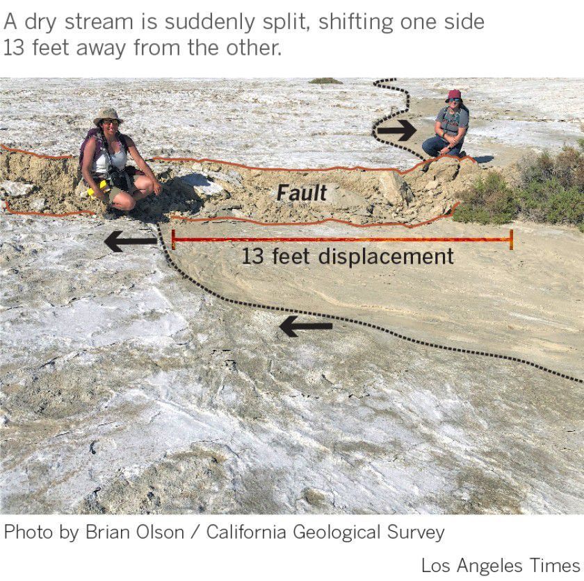 Поверхня землі в Каліфорнії покрилася розломами, фото з супутника. Континент під загрозою (в планетарному часі).